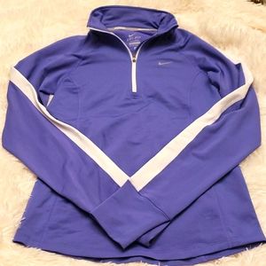 Nike Dri-Fit women's half zip track jacket sz SX